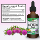 Nature's Answer Milk Thistle Extract 2oz side view