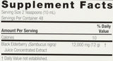 Nature's Answer Sambucus Elderberry Extract Syrup 16oz side view