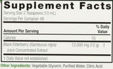 Nature's Answer Sambucus Elderberry Extract Syrup 16oz with ingredients displayed