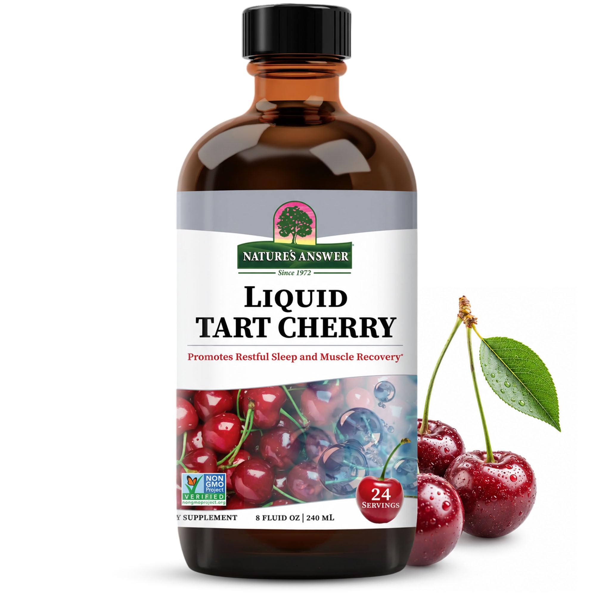 Nature's Answer Tart Cherry Juice 8 Fl Oz front view