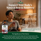 Nature's Answer Tart Cherry Juice 8 Fl Oz liquid in a glass