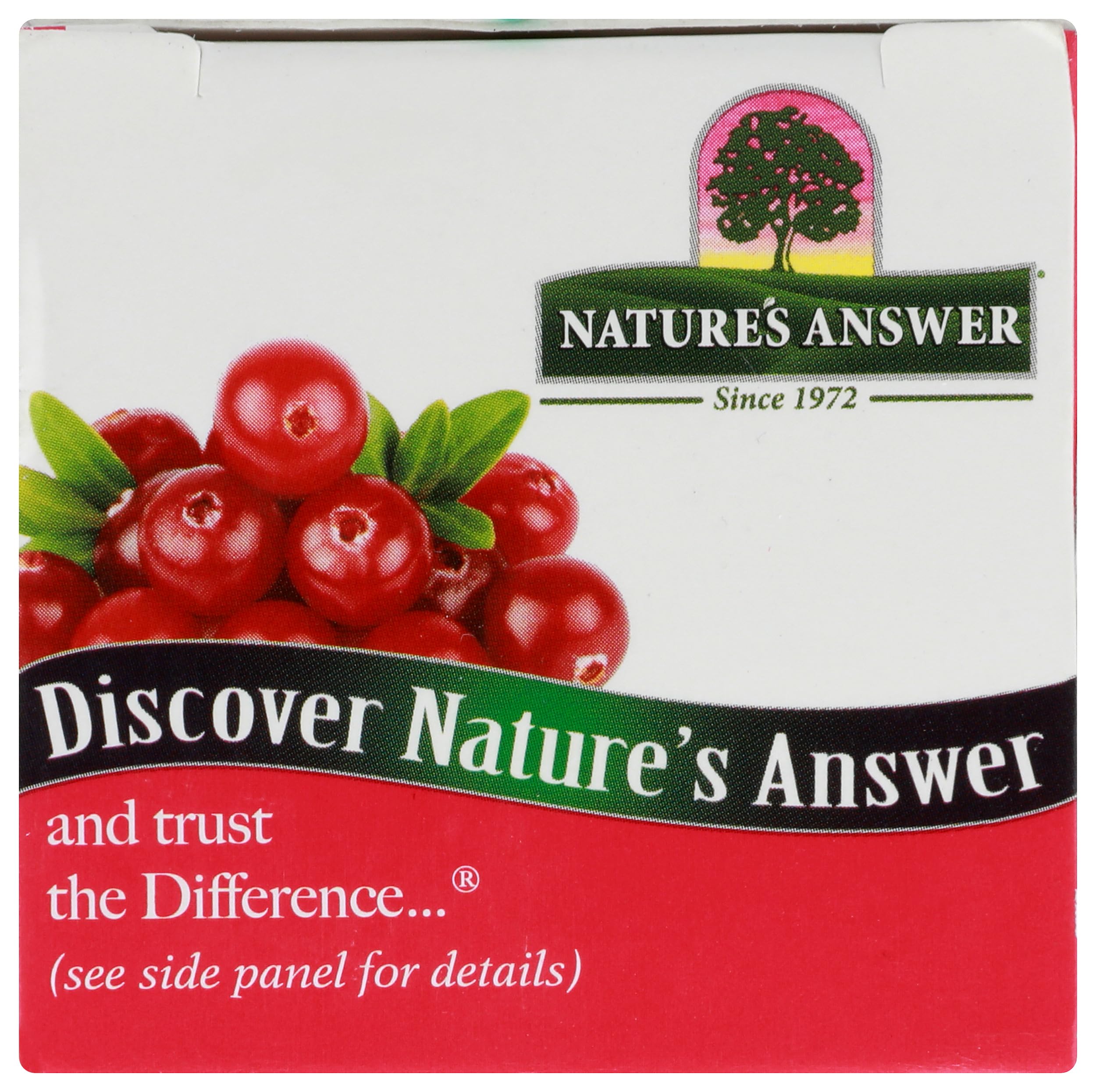 Nature's Answer UT Answer Cranberry D-Mannose Supplement packaging