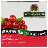 Nature's Answer UT Answer Cranberry D-Mannose Supplement packaging