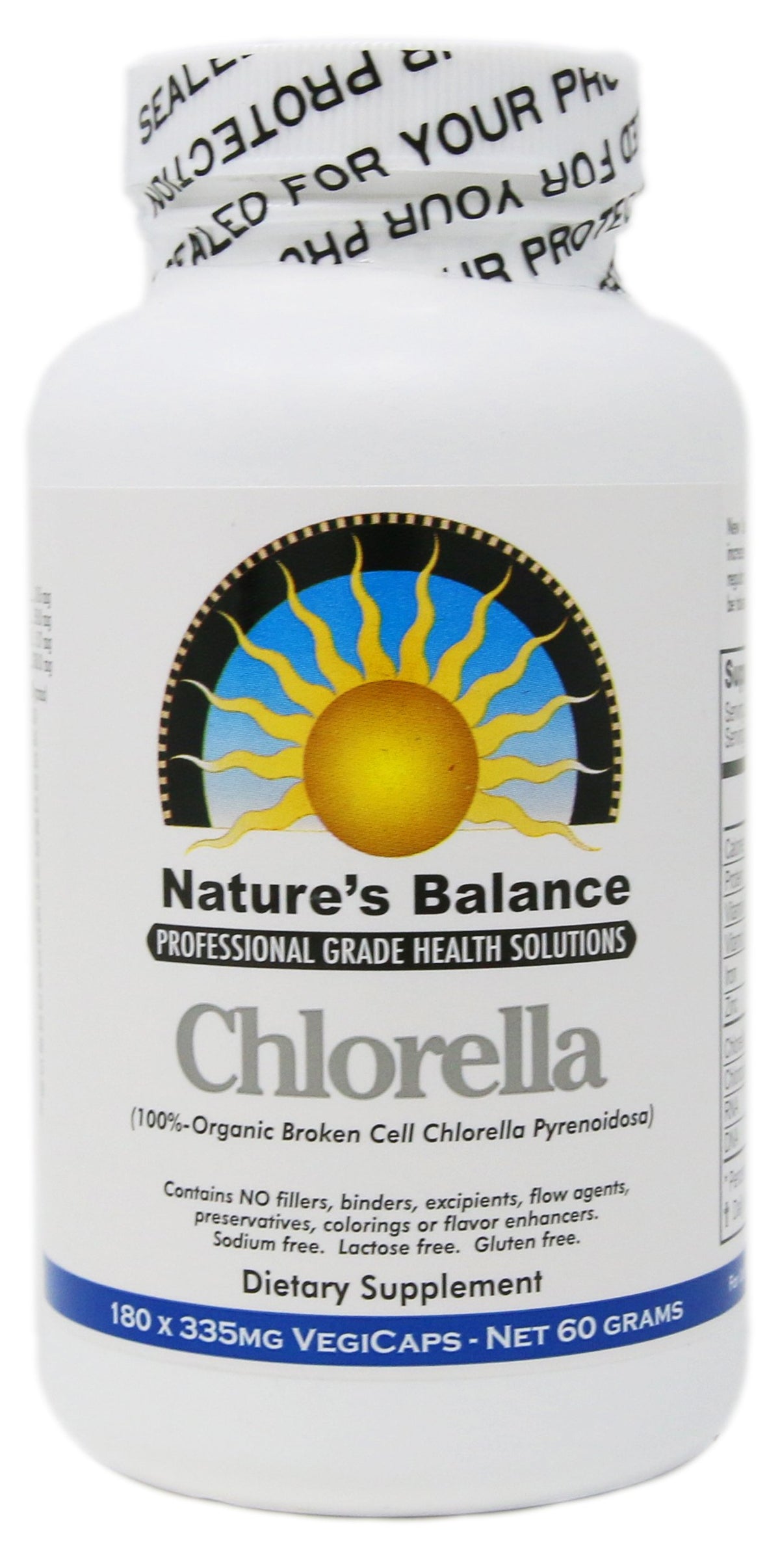 Nature's Balance Chlorella Pyrenoidosa 109g front view