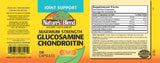 Nature's Blend Glucosamine Chondroitin Maximum Strength 120 Capsules side view