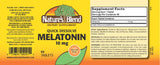 Nature's Blend Melatonin 10mg tablet side view