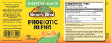 Nature's Blend Probiotic Blend 100 Capsules side view
