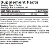 Nature's Blend Ultra Strength Vitamin D3 5000 IU bottle with secure lid