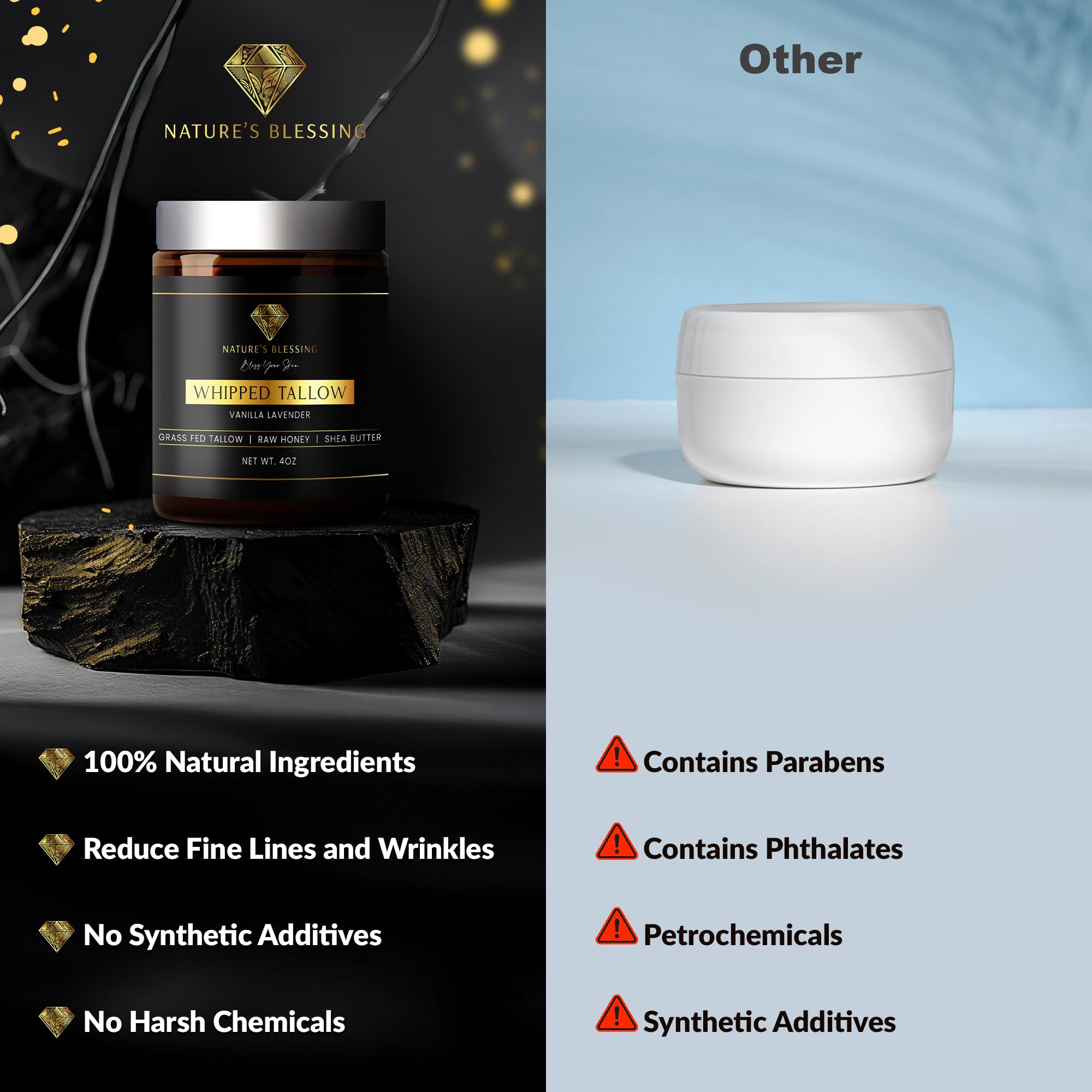 Nature's Blessing Collagen Cream 209g with organic ingredients