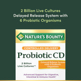 Nature's Bounty Acidophilus Probiotic Supplement 60 Tablets back view