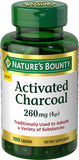 Nature's Bounty Activated Charcoal Capsules front view