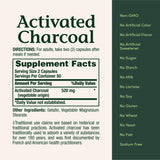 Nature's Bounty Activated Charcoal Capsules with measuring spoon