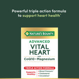 Nature's Bounty Advanced Vital Heart CoQ10 + Magnesium 200mg packaging