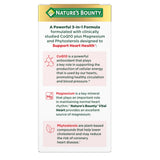 Nature's Bounty Advanced Vital Heart CoQ10 + Magnesium 200mg softgel with a measuring spoon