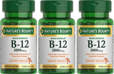 Nature's Bounty B-12 Quick Dissolve Tablets front view with packaging