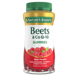 Nature's Bounty Beets & Co Q-10 Gummies front view with raspberry flavour