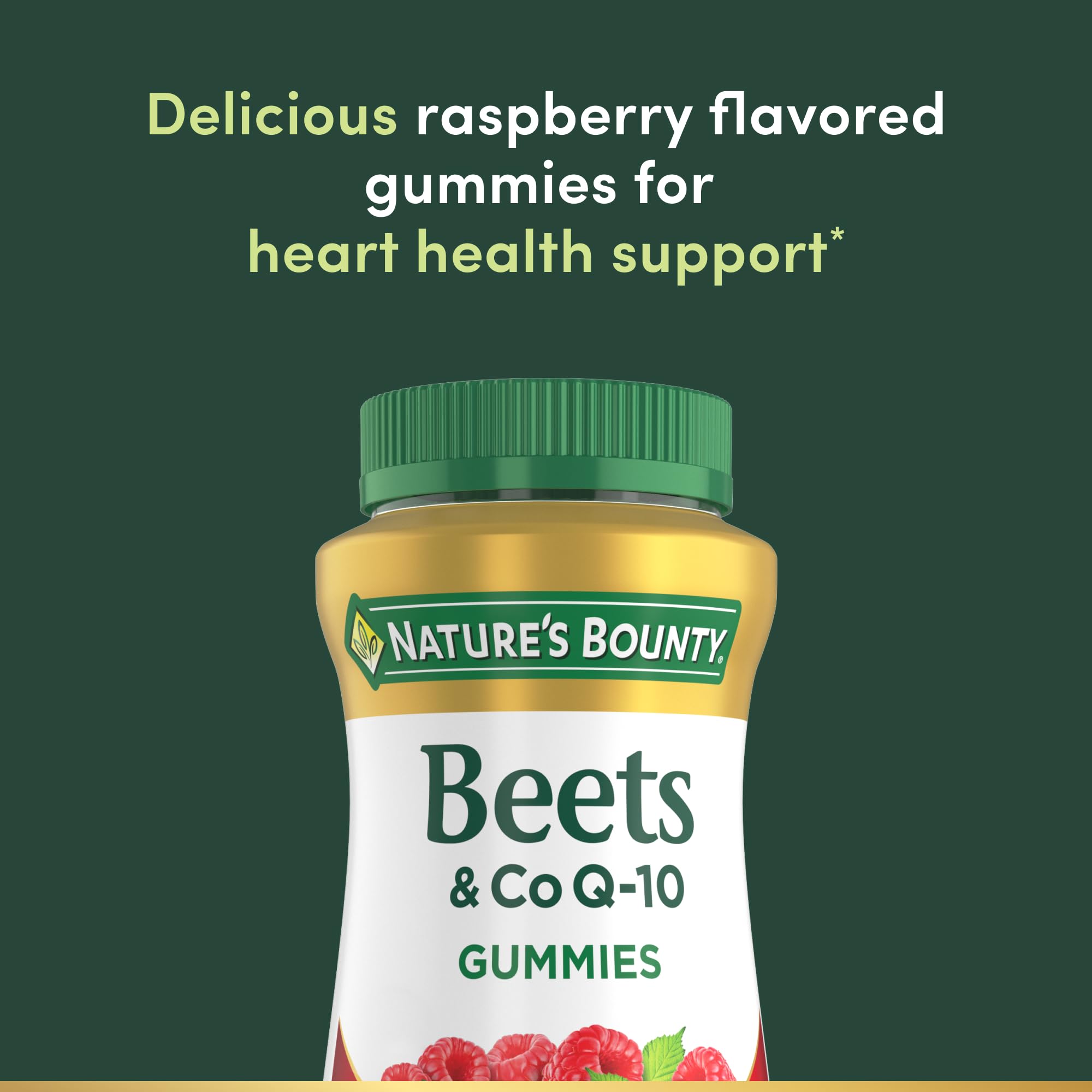 Nature's Bounty Beets & Co Q-10 Gummies showing gummy texture