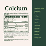 Nature's Bounty Calcium Plus Vitamin D3 ingredients list