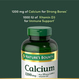 Nature's Bounty Calcium Plus Vitamin D3 softgel close-up