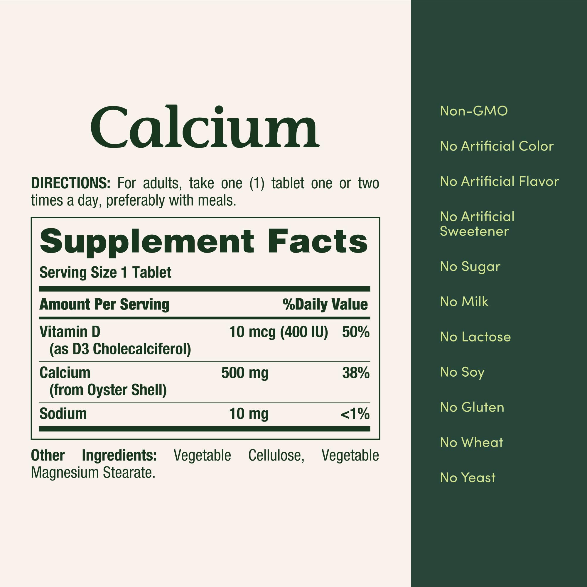 Nature's Bounty Calcium Plus Vitamin D3 Softgels close-up