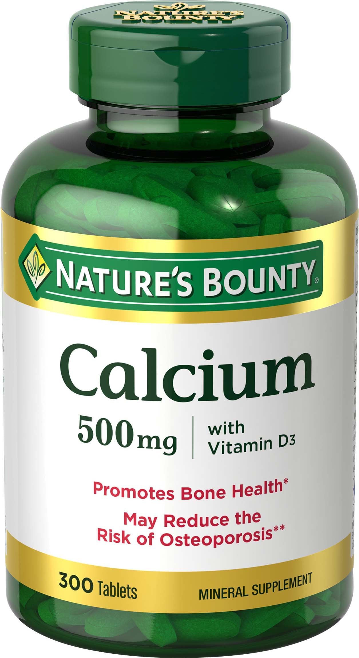Nature's Bounty Calcium Plus Vitamin D3 Softgels front view