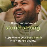 Nature's Bounty Calcium Plus Vitamin D3 softgels side view