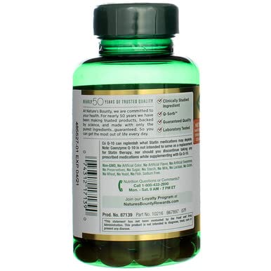 Nature's Bounty Co Q-10 200 mg product packaging