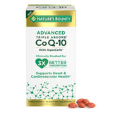 Nature's Bounty Co Q-10 Advanced Triple Absorb supplement front view