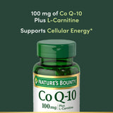 Nature's Bounty CoQ-10 Plus L-Carnitine Softgels packaging