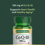 Nature's Bounty CoQ10 100mg Softgels close-up of softgel