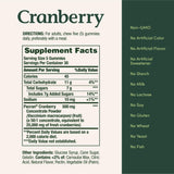 Nature's Bounty Cranberry Gummies on a wooden table