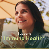 Nature's Bounty Elderberry Gummies showing serving size and dosage