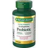 Nature's Bounty Extra Strength Acidophilus 150 chewable capsules front view