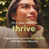 Nature's Bounty Ginkgo Biloba 120mg side view of capsules