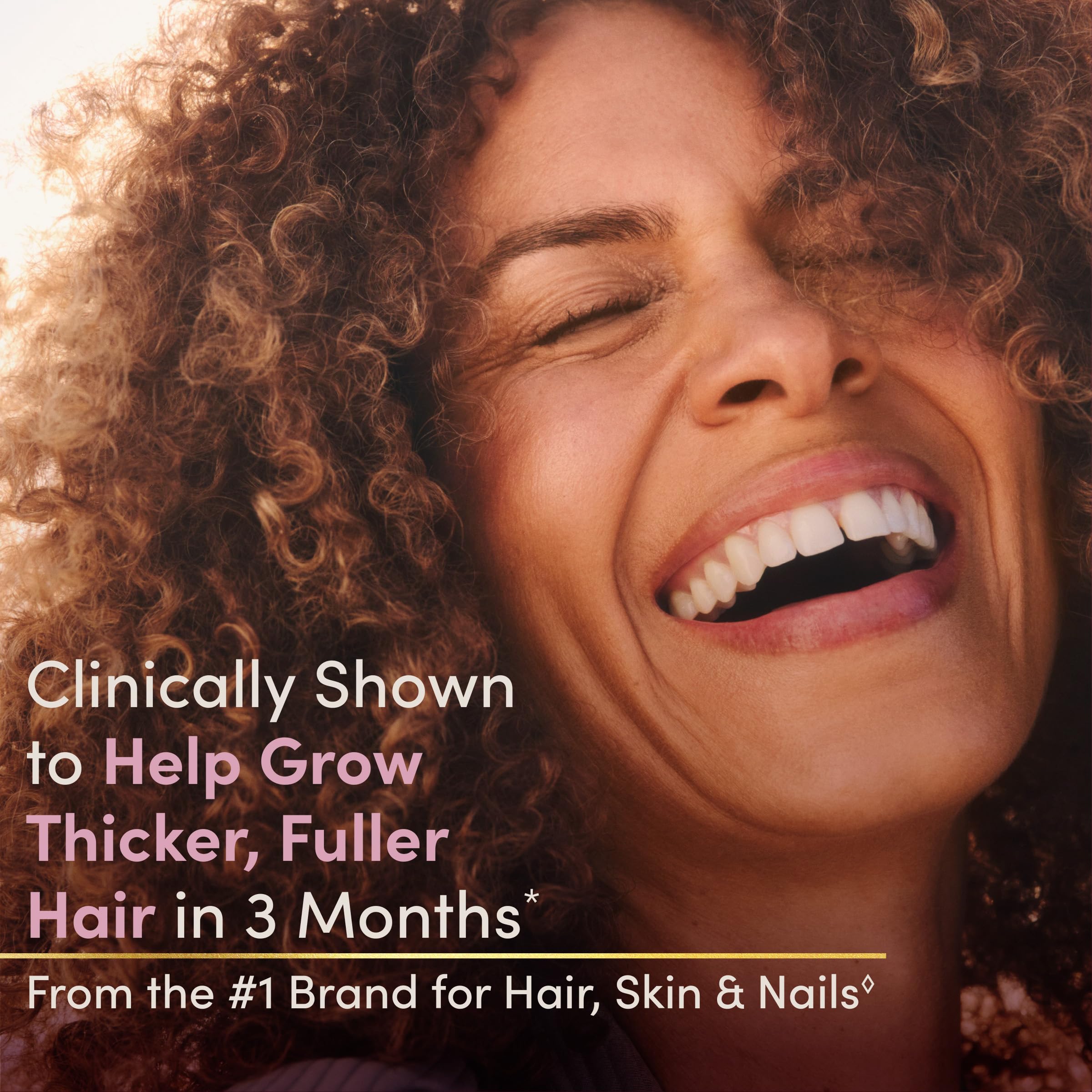 Nature's Bounty Hair Growth Supplement capsule close-up