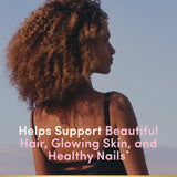 Nature's Bounty Hair Skin and Nails Gummies side view showing packaging
