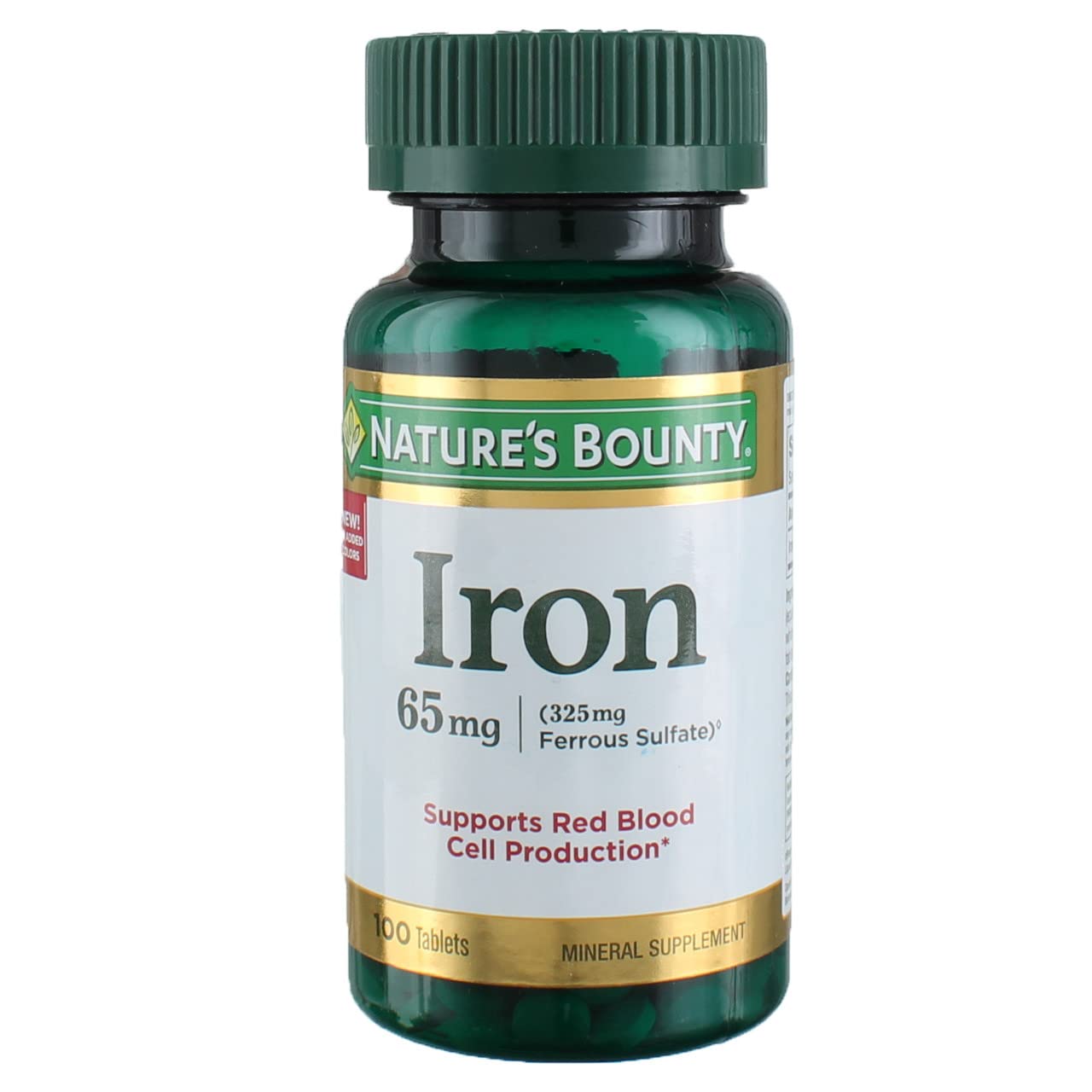 Nature's Bounty Iron Supplement 240g front view