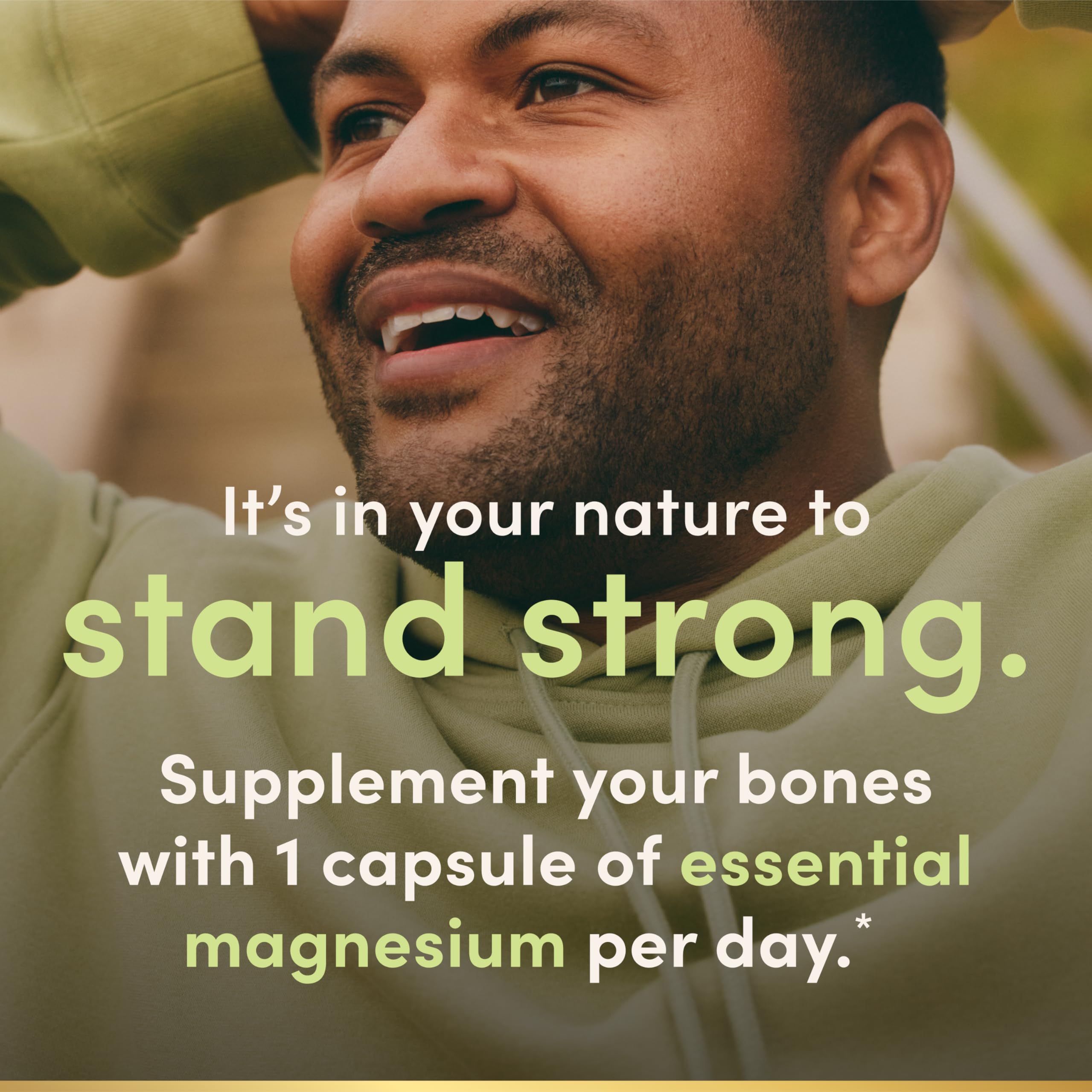 Nature's Bounty Magnesium Citrate Capsules 150mg bottle with label