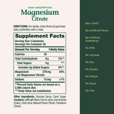 Nature's Bounty Magnesium Gummies in a hand for size reference