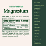 Nature's Bounty Magnesium Oxide Tablets close-up of tablet