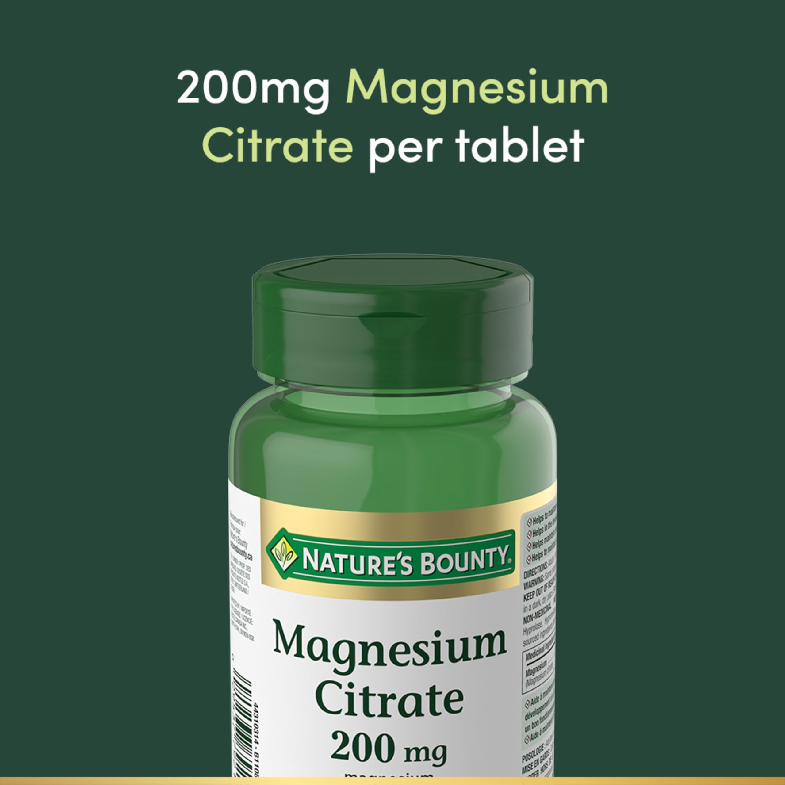 Nature's Bounty Magnesium Supplement 160g lifestyle scene