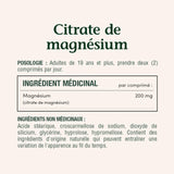 Nature's Bounty Magnesium Supplement 160g packaging