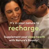 Nature's Bounty Melatonin 10mg capsules on a table