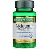Nature's Bounty Melatonin 10mg Capsules side view