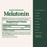 Nature's Bounty Melatonin 10mg with a measuring spoon