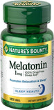 Nature's Bounty Melatonin 1mg 180 Tablets front view
