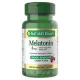 Nature's Bounty Melatonin 3mg Quick Dissolve Tablets front view