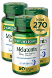 Nature's Bounty Melatonin 5 mg softgel front view