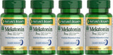 Nature's Bounty Melatonin 5 mg Softgels front view of packaging
