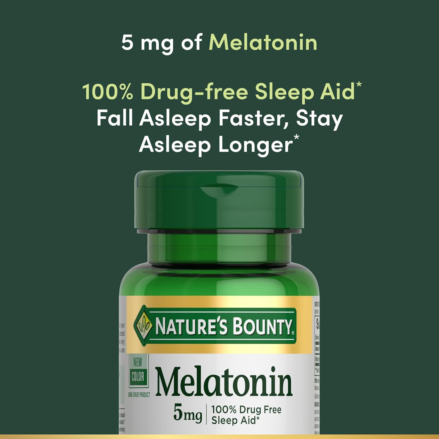Nature's Bounty Melatonin 5 mg Softgels softgel close-up